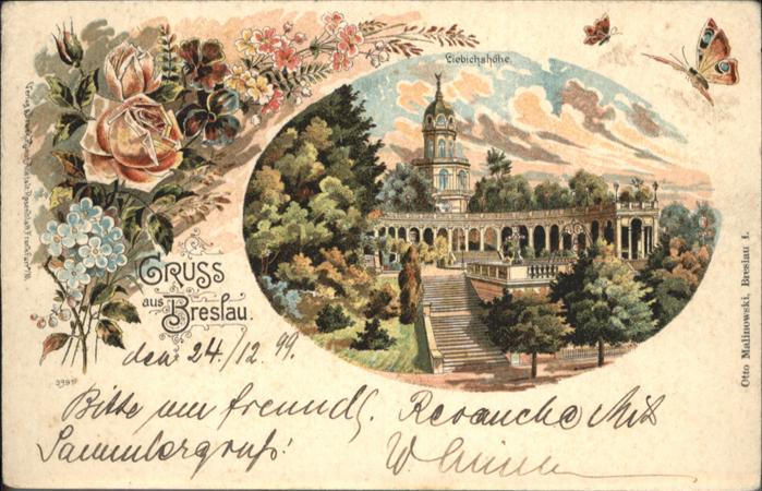 Breslau Niederschlesien Breslau Liebichhoehe