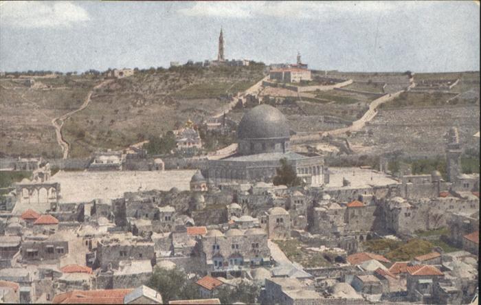 Jerusalem Yerushalayim Jerusalem Tempelplatz Felsenmoschee oelberg