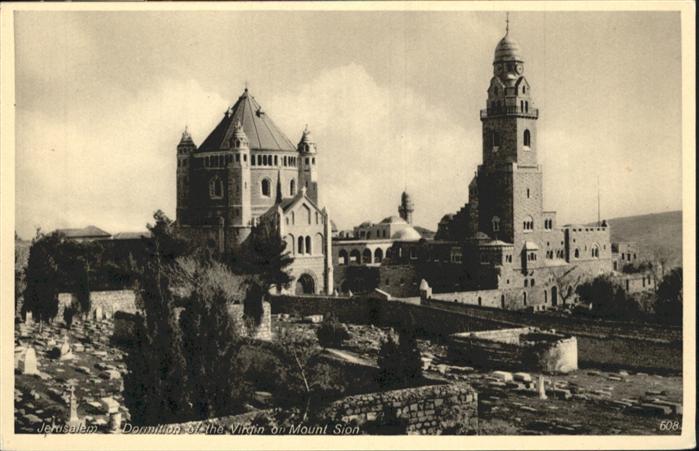Jerusalem Yerushalayim Jerusalem Eglise Dormition Vierge Heiligtum Maria Heimgan