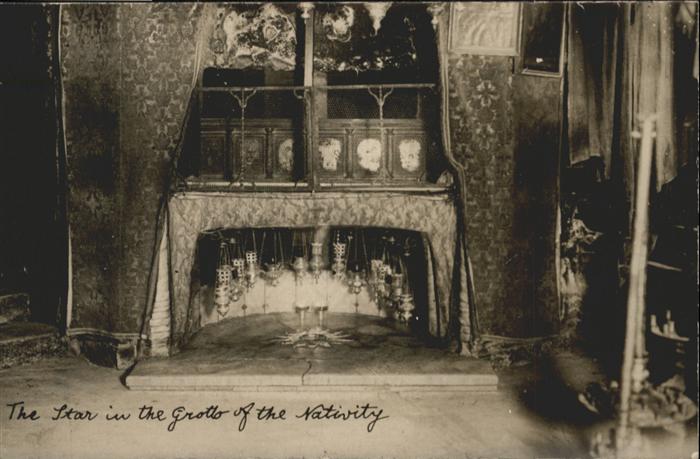 Jerusalem Yerushalayim Jerusalem [handschriftlich] Star Grotto Nativity