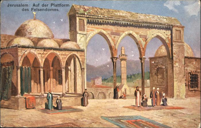 Jerusalem Yerushalayim Jerusalem Plattform Felsendom