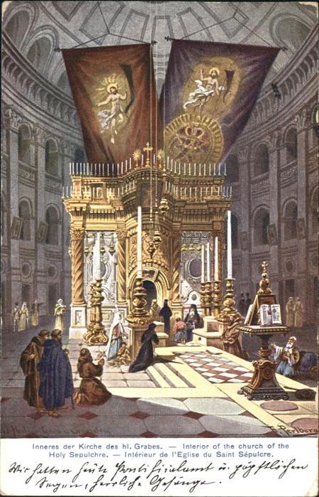 Jerusalem Yerushalayim Jerusalem Kirche Heiliges Grab Church Holy Sepulchre Egli