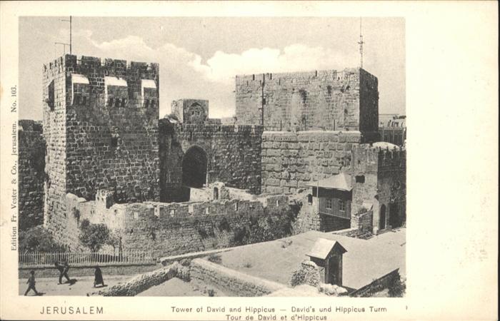 Jerusalem Yerushalayim Jerusalem Tower David Hippicus Turm Tour