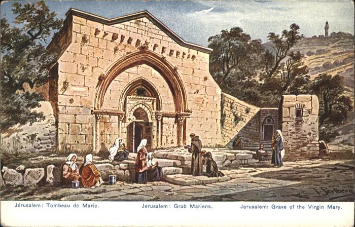 Jerusalem Yerushalayim Jerusalem Grab Maria Grave Virgin Mary Tombeau Marie Kuen