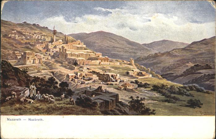 Nazareth Israel Nazareth Kuenstler F. Perlberg