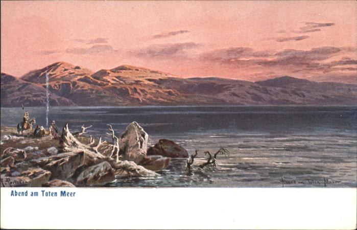 Totes Meer Dead Sea Israel Kuenstler F. Perlberg