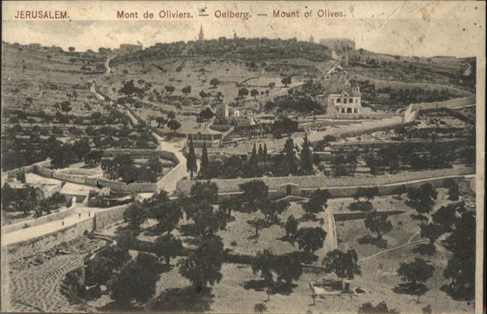 Jerusalem Yerushalayim Jerusalem Mont Oliviers Mount Olives Oelberg