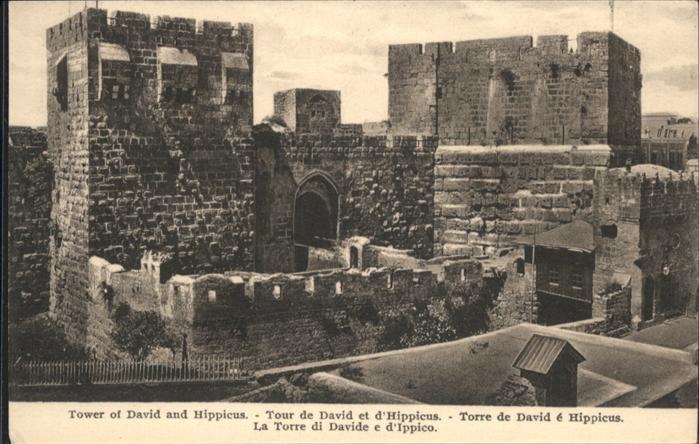 Jerusalem Yerushalayim Jerusalem Tower David Hippicus Turm Tour