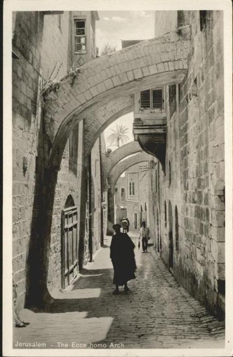 Jerusalem Yerushalayim Jerusalem Ecce Homo Arch