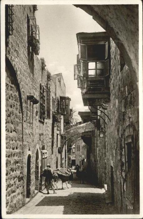 Jerusalem Yerushalayim Jerusalem Via Dolorosa Rue Street Strasse