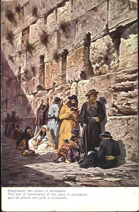 Jerusalem Yerushalayim Jerusalem Klagemauer Juden Wall Lamentation Jew Mur Pleur