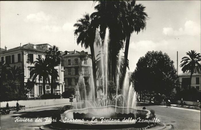 San Remo Fontana Zampillo