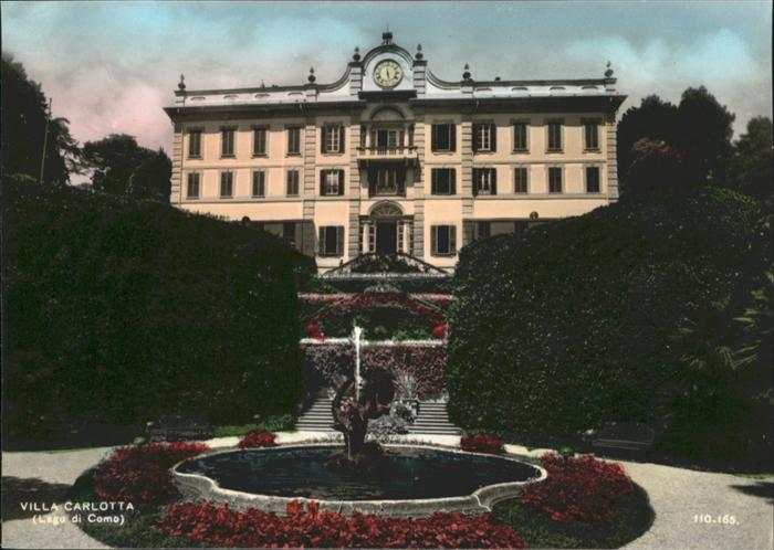 Cernobbio Lago di Como Como Villa Carlotta Springbrunnen
