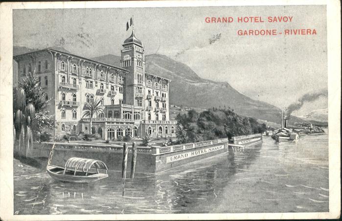 Gardone Garda Gardone Grand Hotel Savoy Boot