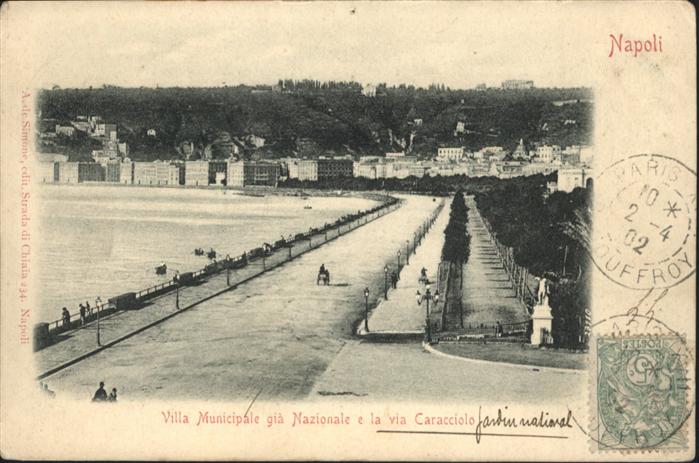 Napoli Neapel Napoli Villa Municipale