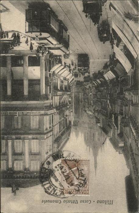 Milano Corso Vittoria Emanuele Strassenbahn Ku