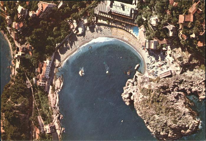 Taormina Sizilien Taormina Fliegeraufnahme