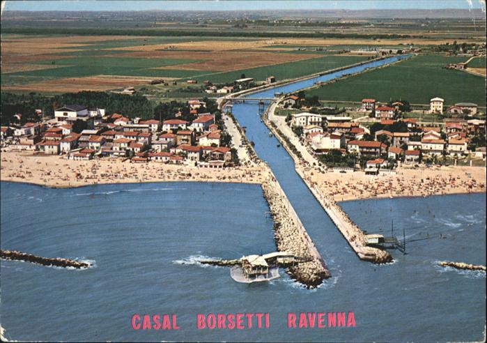 Casal Borsetti Ravenna Fliegeraufnahme