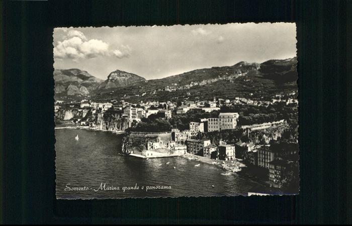 Sorrento  Sorrent Campania IT Sorrento Marina grande Panorama