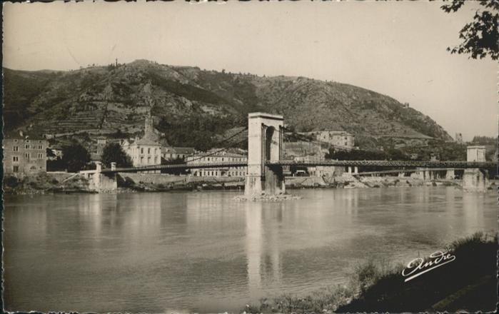 Tournon Pont suspendu
