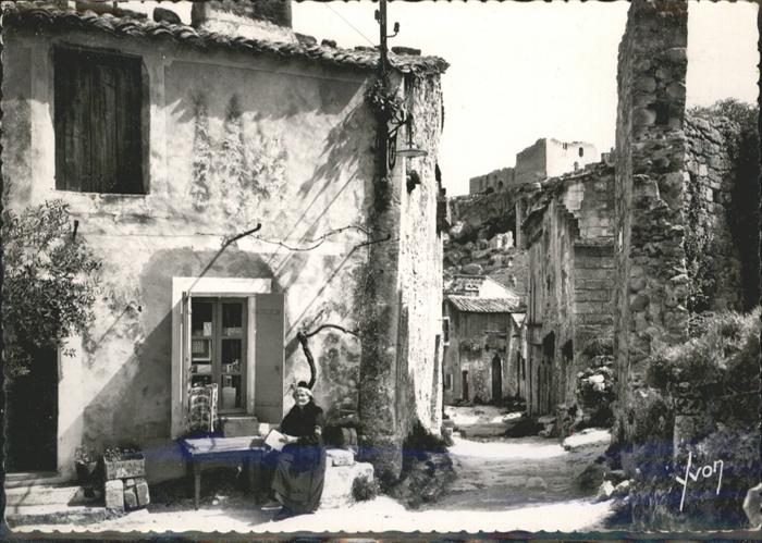 Les Baux-de-Provence Rue du Trincat au fond