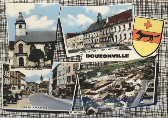 Bouzonville Ste Croix Rue Republique Hotel de Ville