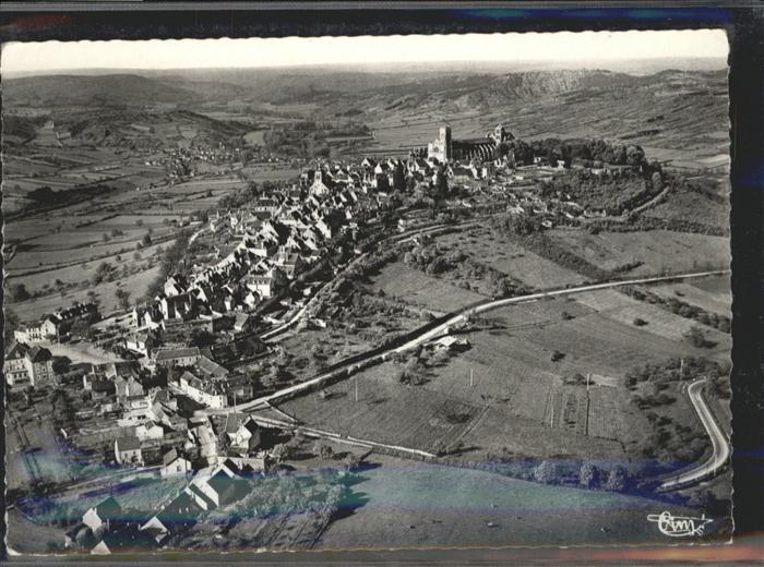 Vezelay Fliegeraufnahme
