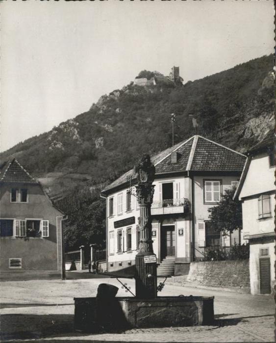 Ribeauville Brunnen Place de la Republique