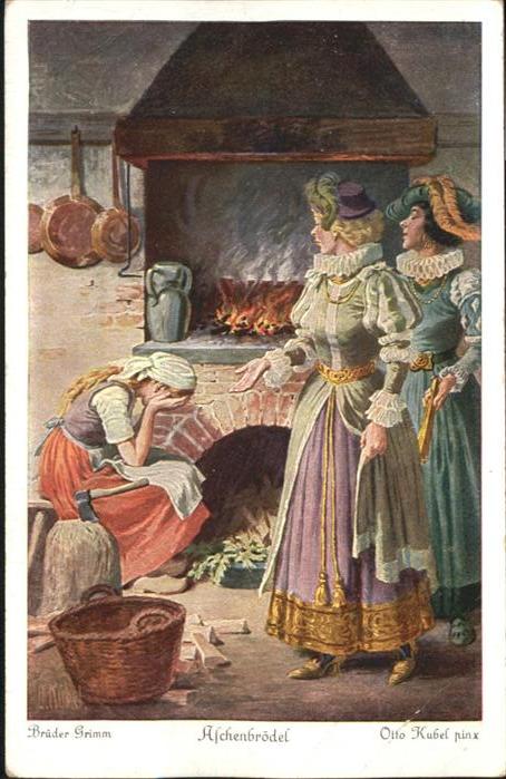 Maerchen Sagen Aschenputtel Künstler Otto Kubel
