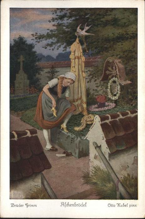 Maerchen Sagen Aschenputtel Künstler Otto Kubel