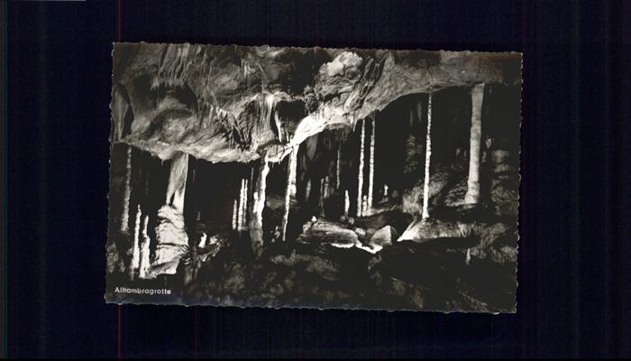 Hoehlen Caves Grottes Alhambragrotte Tropfsteinhöhle Attendor