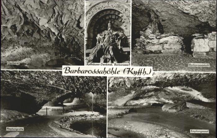 Hoehlen Caves Grottes Barbarossahöhle Kyffhäuser