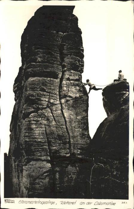 Bergsteigen Klettern Lokomotive