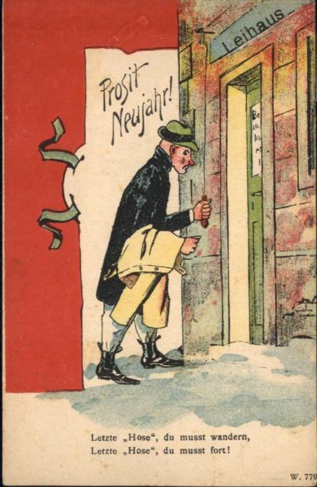 Neujahr Leihhaus Hose