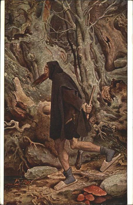 Maerchen Sagen Rübezahl Künstler M. v. Schwind