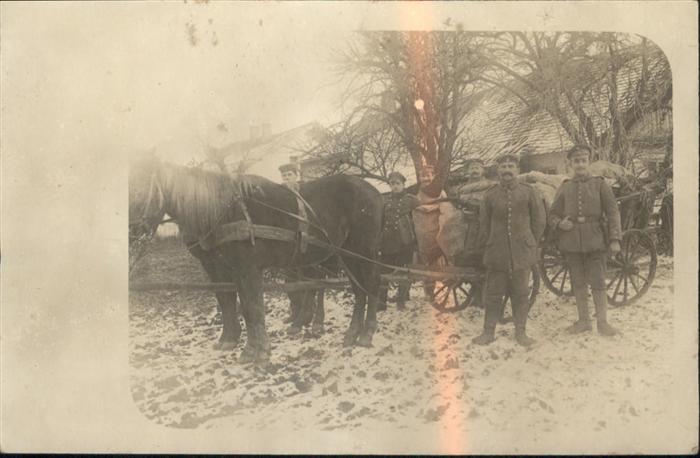 Soldatenleben Postkutsche