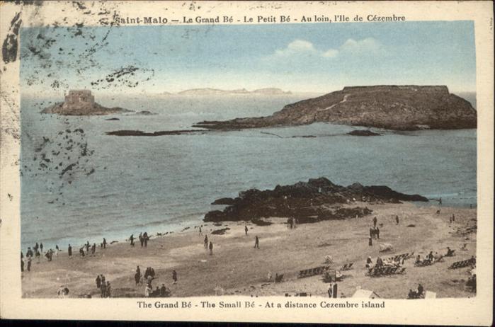 Saint-Malo 35 Le Grand Be Le Petit Be l'Ile de Cezemb