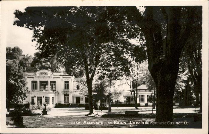 Allevard les Bains Isere Parc Casino