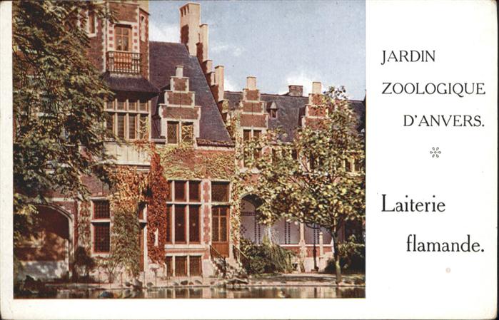 Anvers Antwerpen Jardin Zoologique Laiterie flamande