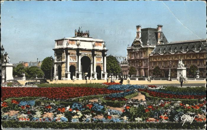Paris Place et arc de triomphe du Carrousel