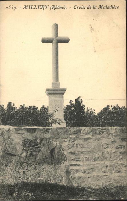 Millery Lyon Croix de la Maladiere
