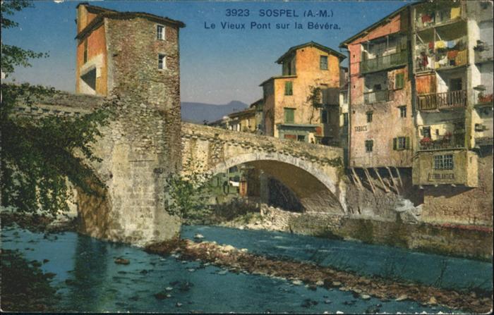 Sospel Le Vieux Pont sur la Bevera