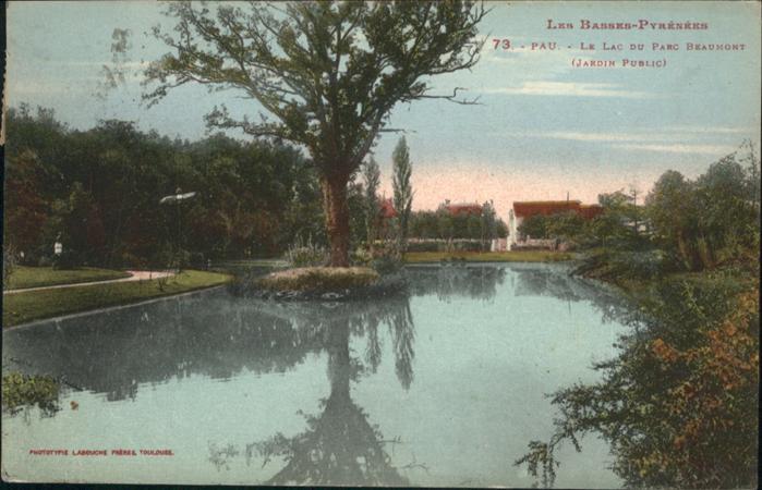 Pau 64 Le Lac du Parc Beaumont
