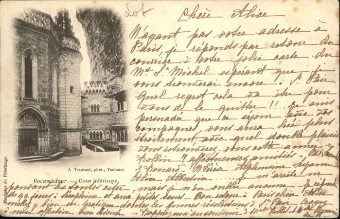 Rocamadour Cour interieure