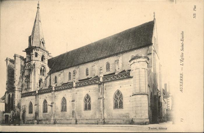 Auxerre L'Eglise Saint-Eusebe