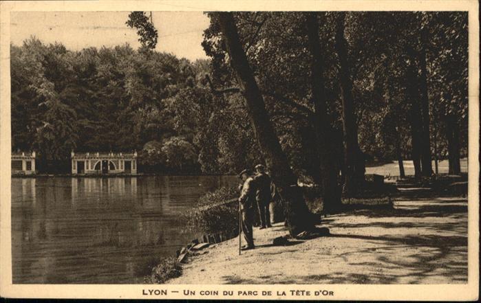 Lyon France Un coin du Parc de la Tete d_Or