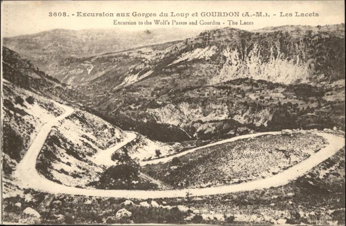 Gourdon Alpes-Maritimes Gorges du Loup Les Laceta