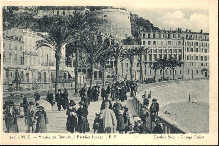 Nice Alpes Maritimes Montee du Chateau