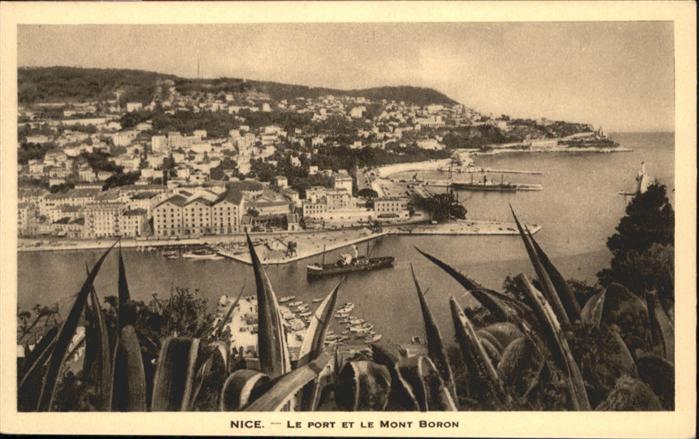 Nice Alpes Maritimes Le Port Le Mont Boron