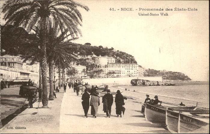 Nice Alpes Maritimes Promenade des Etats-Unis